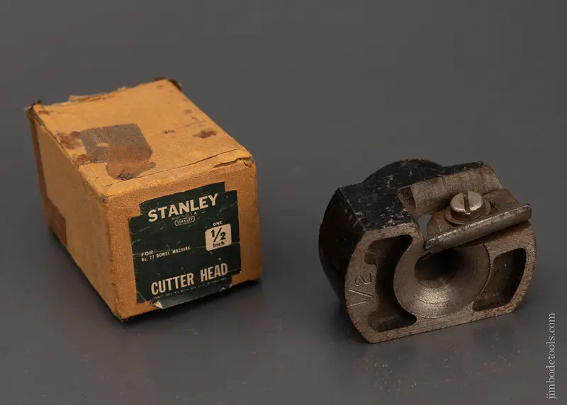 1/2 Inch Stanley Cutter Head For Dowelling Machine Mint In Box - 105568 1
