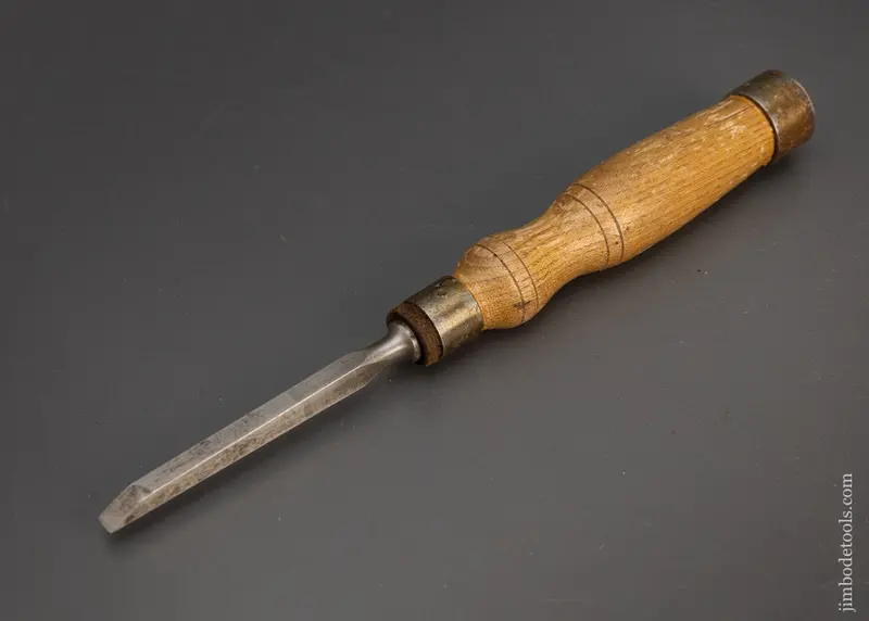 1/4 Inch Heavy Duty Mortise Chisel With Double Hooped Ash Handle - 114501 1