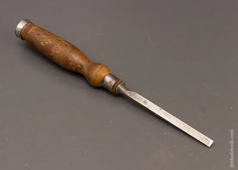 1/4 Inch Heavy Duty Mortise Chisel With Double Hooped Ash Handle - 114503 1