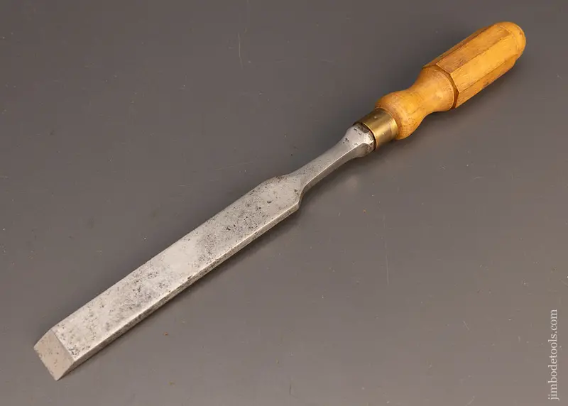 1 Inch Boxwood Handled Tang Firmer Chisel - 114105 1