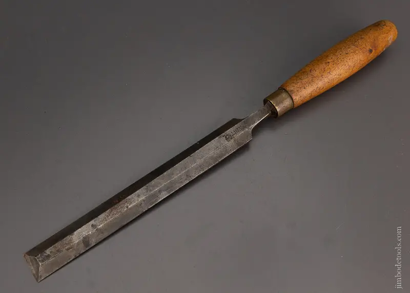 1 X 15 Inch Long, Thin Boxwood Handle Paring Chisel I. Sorby - 104577 1