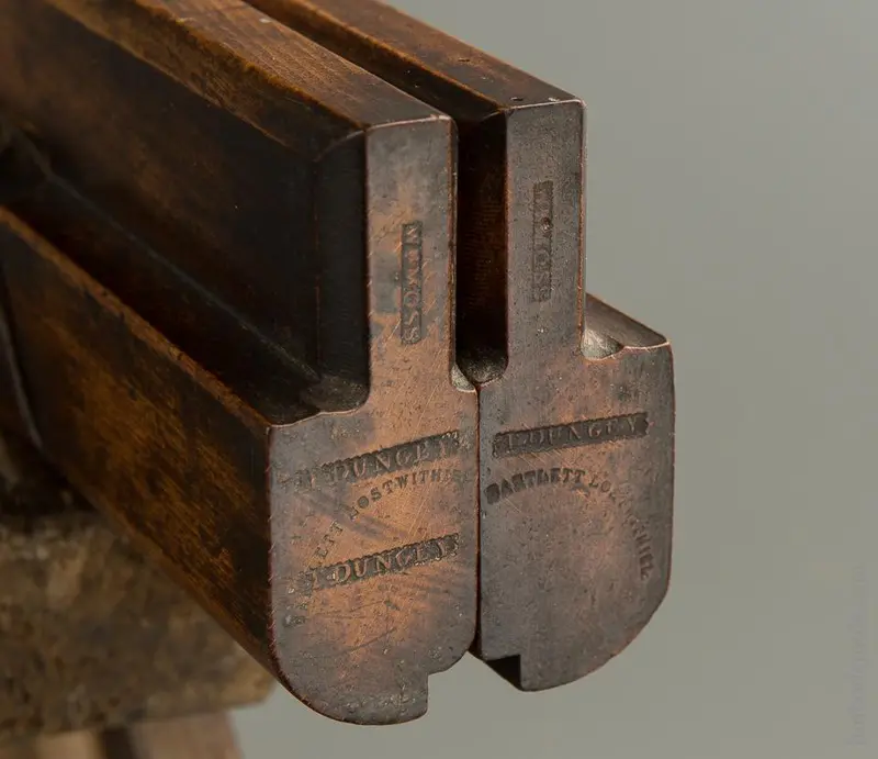 18Th Century Side Round Moulding Planes By Moss Birmingham Circa 1775-1843 Fine-- 76834R 1