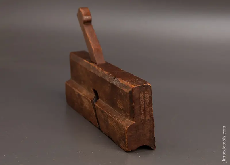 18Th Century Yellow Birch Moulding Plane H*Wetherel In*Norton - 119231 1