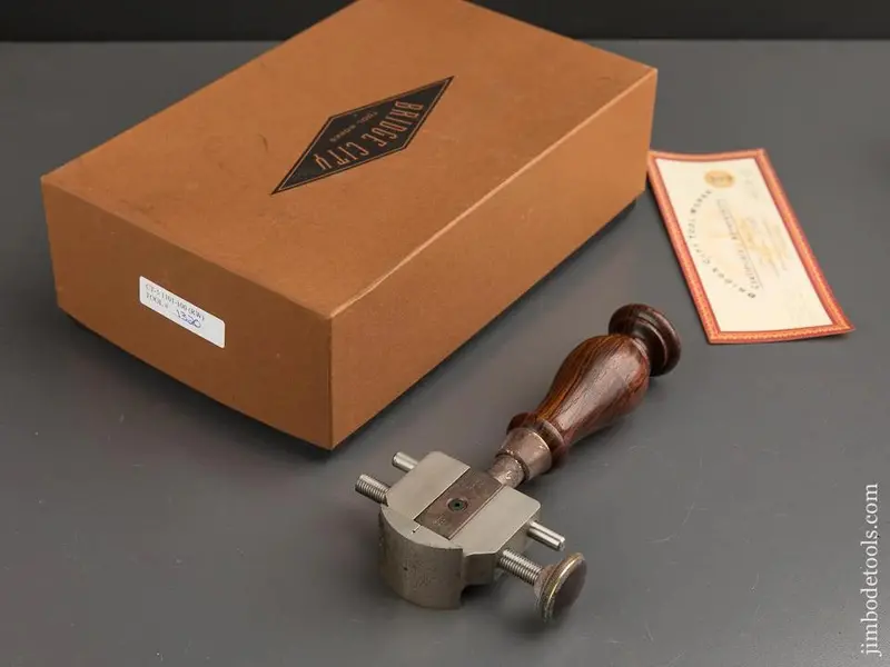 1997 Bridge City Tool Works Ct-5 Rosewood Hand Vise In Original Box -- 89013 1