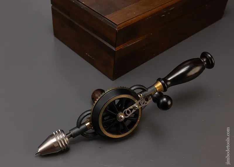 1998 Bridge City Tool Works Ct-6 Rosewood Hand Drill Dead Mint In Original Presentation Box - 109009 - As Of Sept 20 1