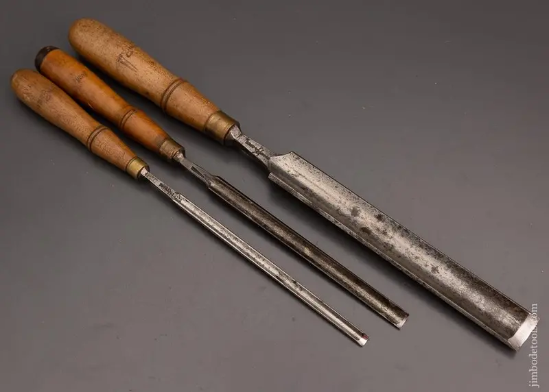 3 Buck Bros. Tang Paring Gouges - 101411 1