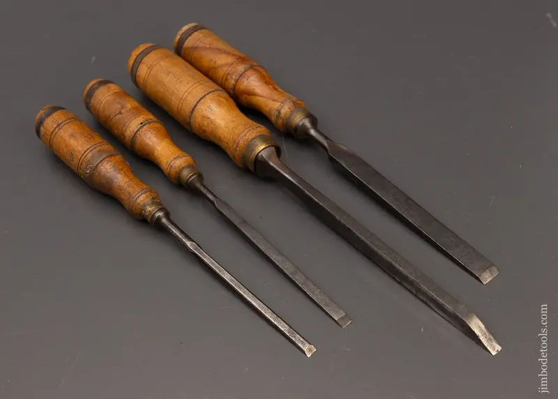4 Vintage Swedish Eskilstuna Chisels - 111008 1
