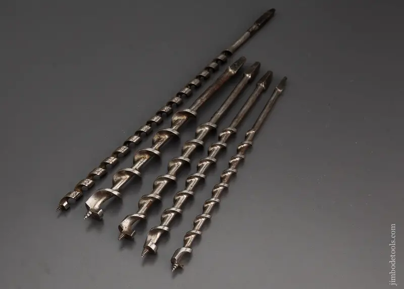 5 Extra Long Auger Bits 12 To 17 Inches Long - 102692 1