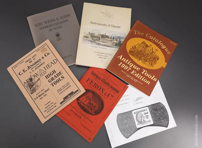 6 Tool Related Books & Catalog Reprints - 101371 1