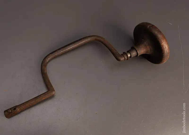 7 Inch Very Early Bit Brace With Large Head - 119141 1
