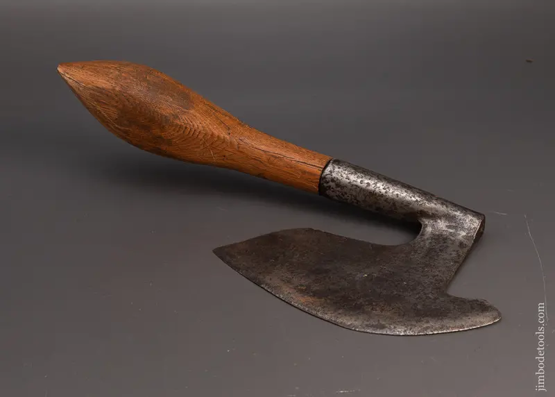 Awesome 18Th Century French Single Bevel Bodger’S Side Axe - 119272 1