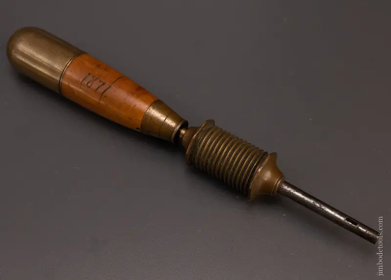 Beautiful Boxwood & Brass Bow Drill - Excelsior 107814 1