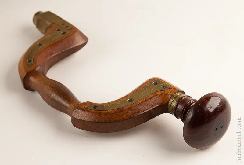 Beech Sheffield Plated Brace With Lignum Head By Bower -- 73750 1