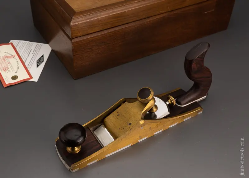 Bridge City Tool Works Ct-10 Low Angle Smooth Plane With Walnut Box - 105211 - As Of Nov 18 1