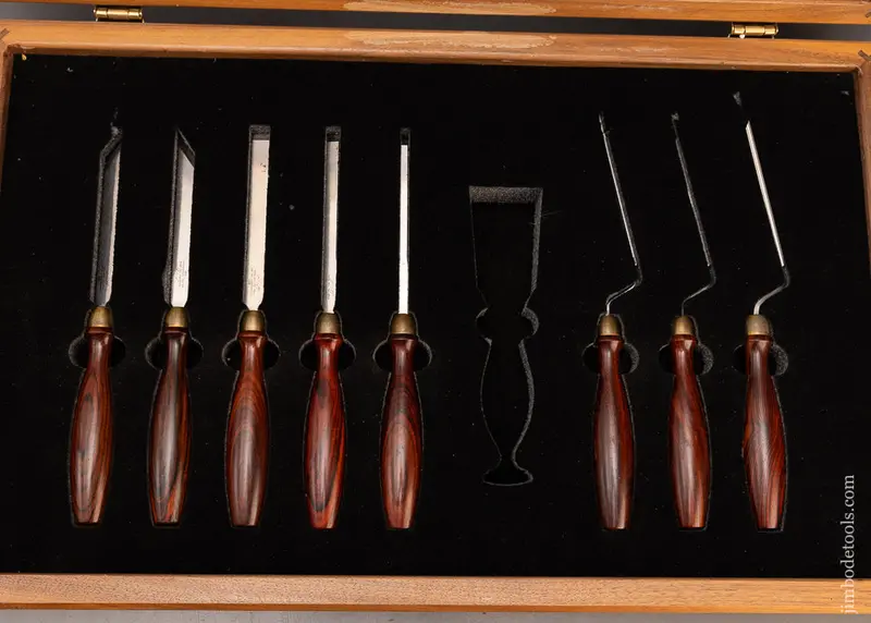 Bridge City Tool Works Ct-13 Nine Piece Chisel Set Mint In Box - 117289 1