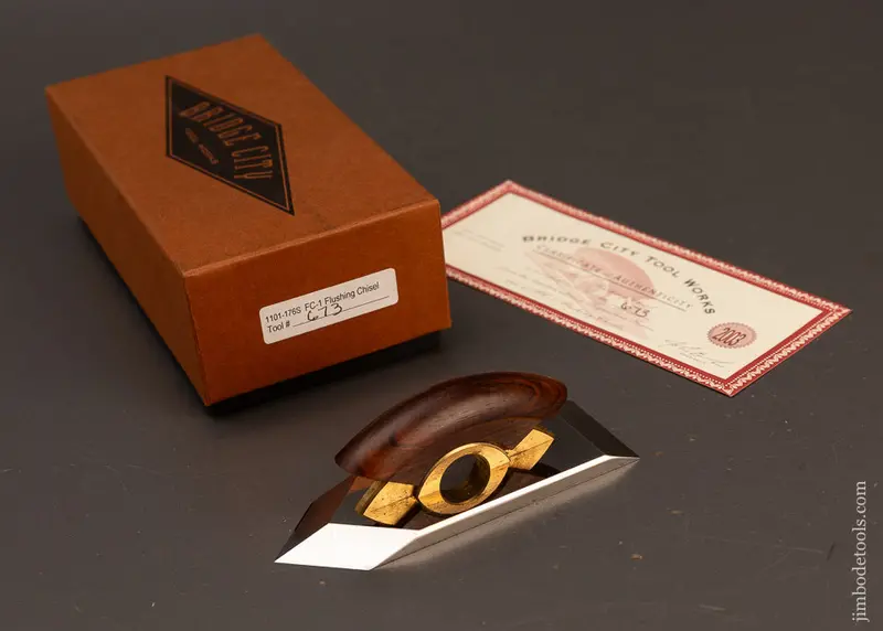 Bridge City Tool Works Fc-1 Flushing Chisel Mint In Box - 120418 1