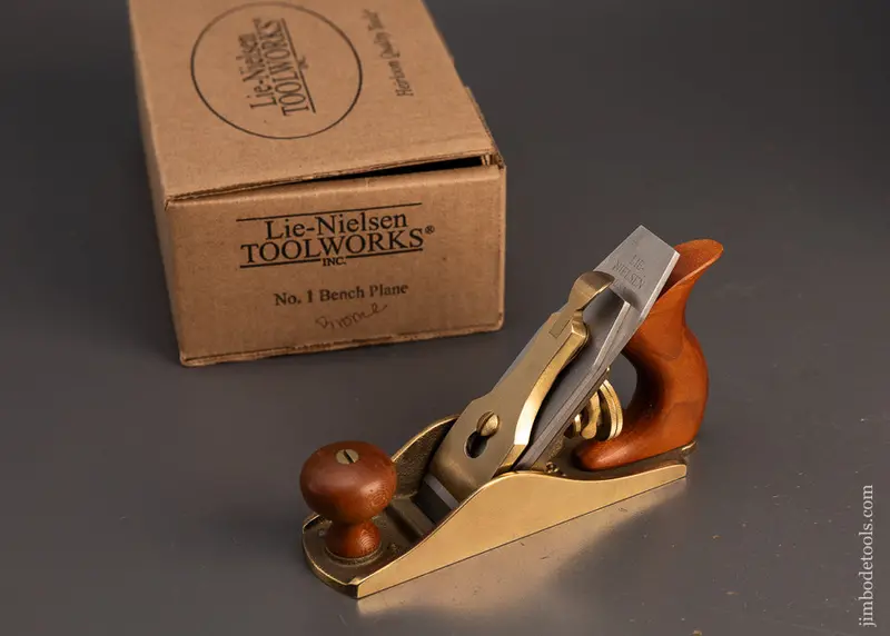 Bronze Lie Nielsen No. 1 Smooth Plane Mint In Box Discontinued At Lie Nielsen - 119159 - As Of Jan 19 1