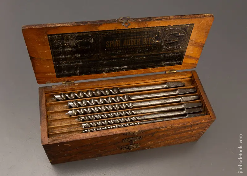 Complete Fine Set Of 13 Russell Jennings Auger Bits In Original 3 Tiered Box - 110703 1