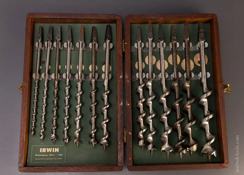 Complete Set Of 13 Irwin Auger Bits Fine In Original Box - 105914 1