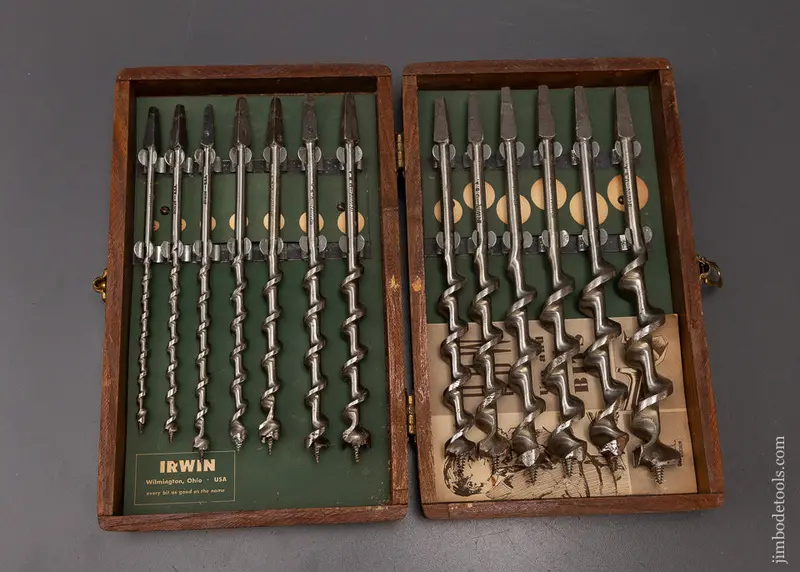 Complete Set Of 13 Irwin Auger Bits Fine In Original Box - 108013 1