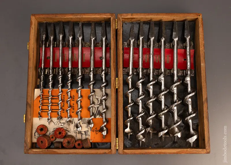 Complete Set Of 13 Irwin Auger Bits Fine In Original Box - 113073 1