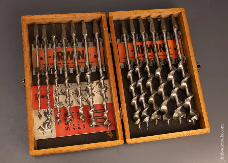 Complete Set Of 13 Irwin Auger Bits Fine In Original Box - 115075 1