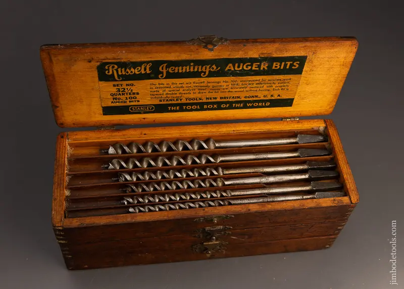Complete Set Of 13 Russell Jennings Bits In Box - 117518 1