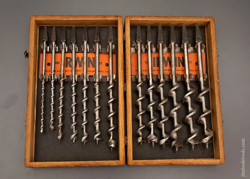 Complete Set Of Irwin Auger Bits In Original Box - 102299 1