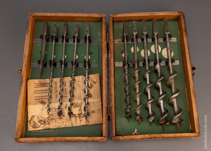 Complete Set Of Irwin Auger Bits In Original Box - 113638 1