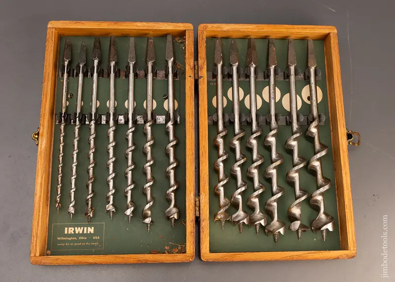 Complete Set Of Irwin Auger Bits In Original Box - 116591 1