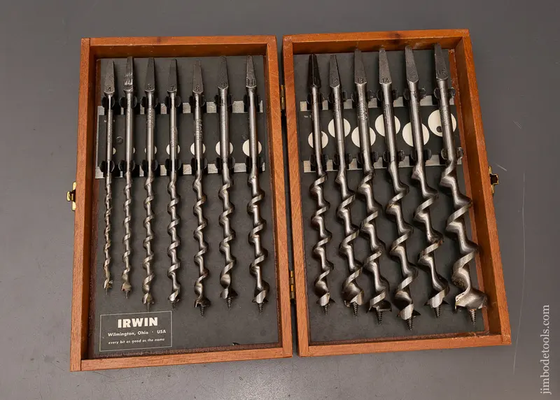 Complete Set Of Irwin Auger Bits In Original Box - 117004 1
