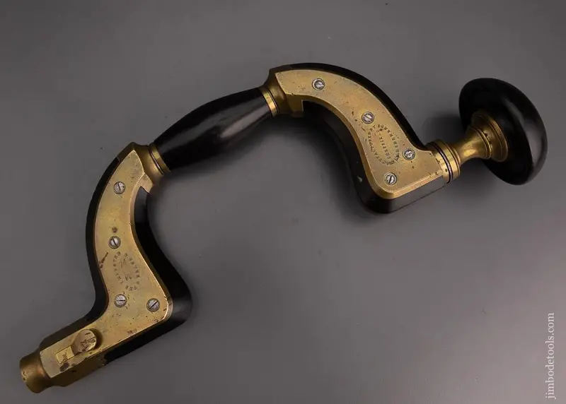 Crisp, Fine Brass & Ebony Ultimatum Brace By Marsden Bros. - 101377 1