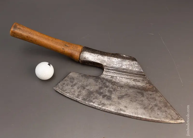 Drop Dead Stunning 18Th Century Half Size Goose Wing Axe Dated 1780 - Excelsior 116578 - As Of June 10 1