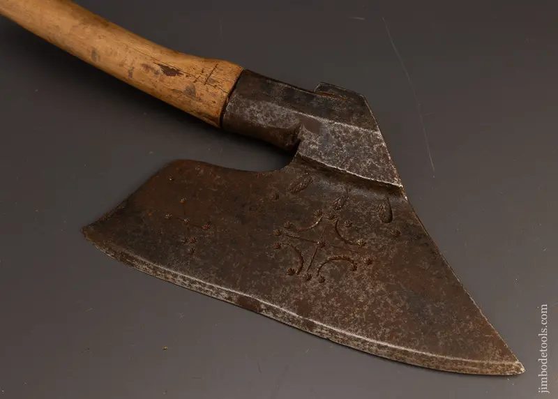 Early Decorated Goose Wing Axe - 117517 1