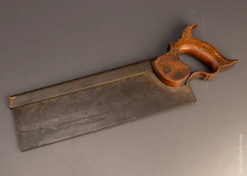 Early English Brass Back Carcass Saw By Turtle Croydon - 115953 1