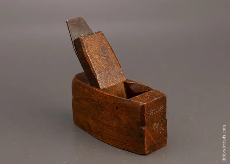 Early Signed Miniature Coffin Smooth Plane By Griffiths Norwich Ca. 1803-1958 - 114659 1