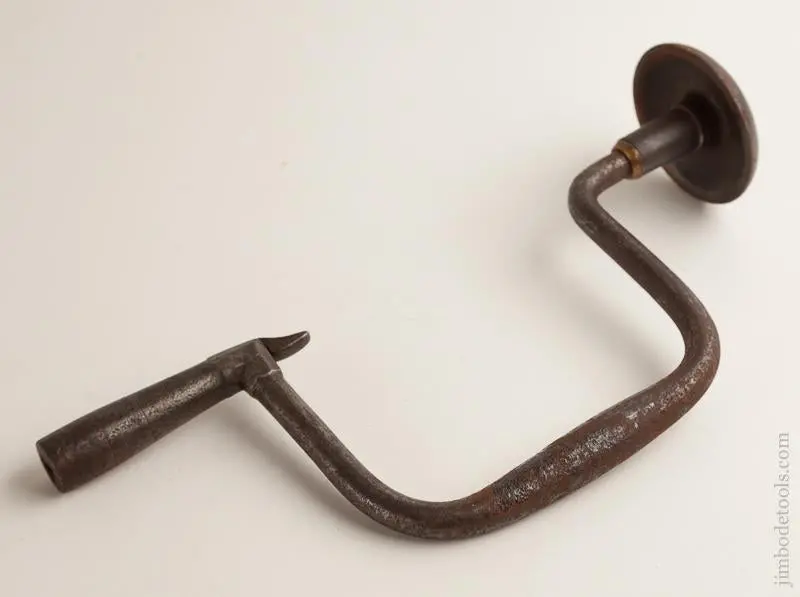 Early Taylor Patent Bit Brace With 9 Inch Sweep ** 75357 1
