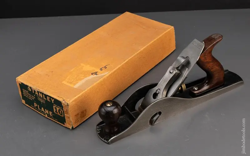 Excellent! Stanley No. 10 Rabbet Plane With Pasteboard Box Fine - 93778 - 1