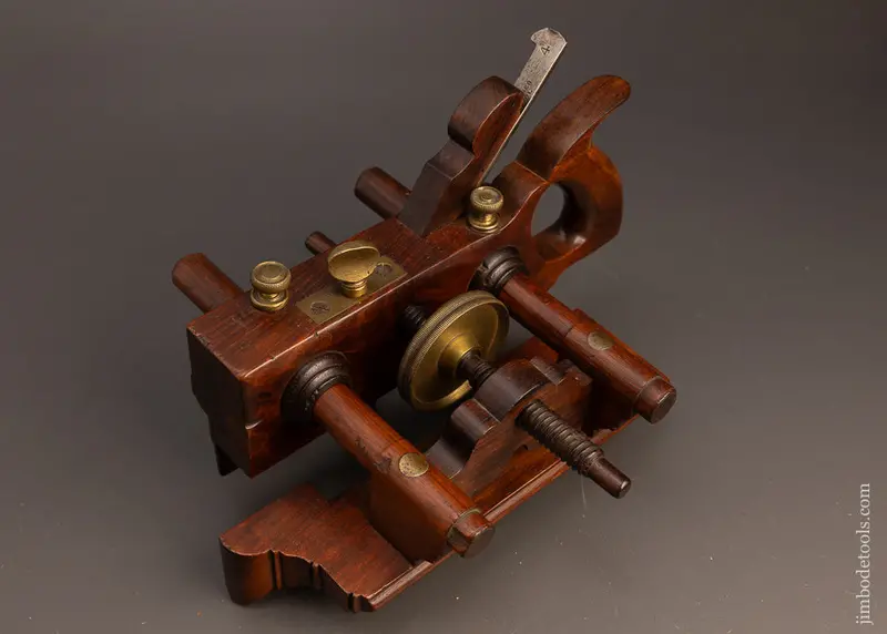 Exquisite Rosewood Sandusky No. 140 Center Wheel Plow Plane - 117420 - As Of Sept 3 1