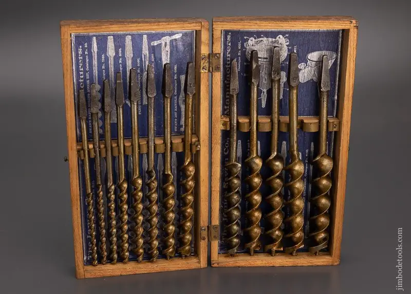 Extra Fine James Swan Complete Set Of Auger Bits - 101193 1