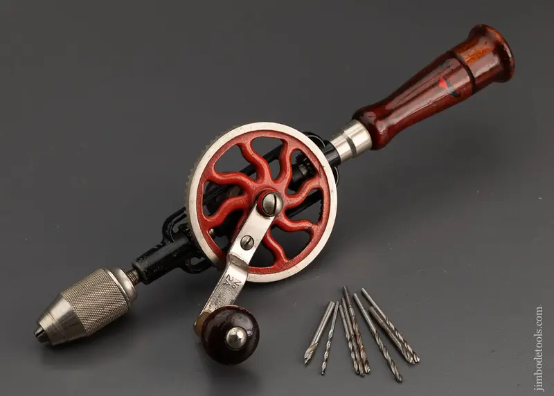 Extra Fine Millers Falls No. 2A Hand Drill With Partial Decal - 102033 1