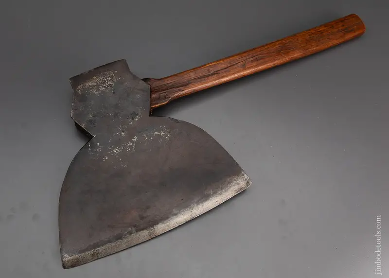 Extra Fine With Original Paint W. Beatty Offset Double Bevel Broad Axe - 102364 1