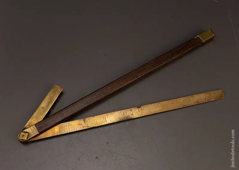 Fancy 12 Inch Rosewood & Brass Shipwright’S Bevel Square - 117763 1