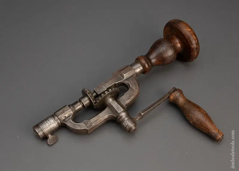 Fancy Iron Framed Geared Hand Drill - 115736 1