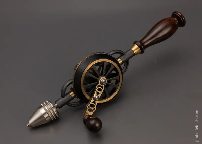 Fantastic Mint Bridge City Tool Works No. Ct-6 Ornate Hand Drill - 112018 1