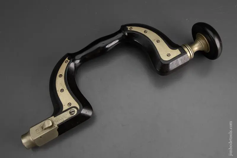 Fenton & Marsden Ebony And German Silver Plated Sheffield Brace -- Excelsior 95918 1