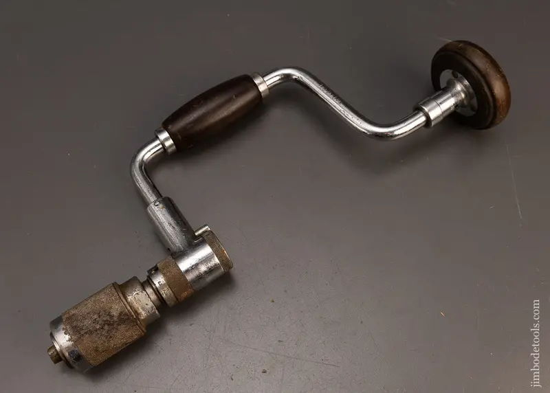 Fine 8 Inch Pre-Stanley Yankee No. 2100 Heavy Duty Bit Brace - 117720 1