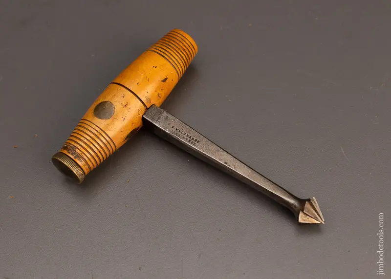 Fine Boxwood & Brass Preston Auger Bit Handle - 113487 1