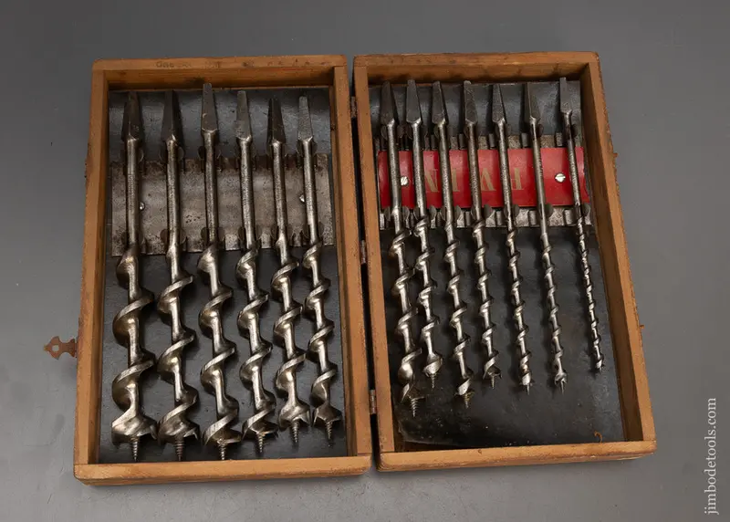 Fine & Complete Set Of Irwin Auger Bits In Original Box - 115655 1