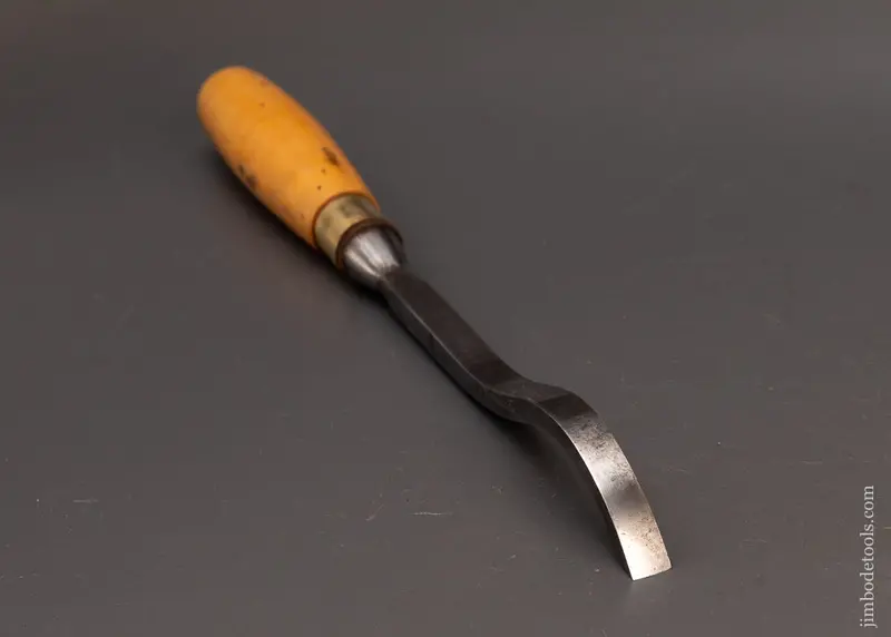Fine Marples Boxwood Handled Swan Neck Mortise Chisel - 119460 1